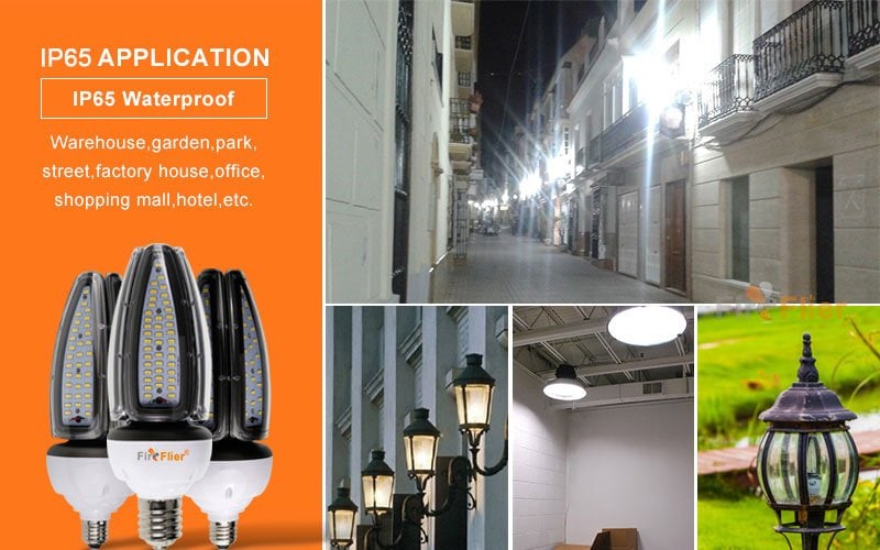 Application of IP65 LED Corn Bulb