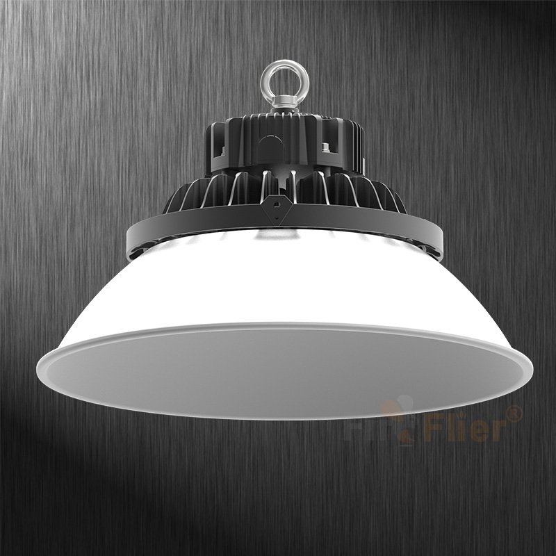 LED High Bay fixture with aluminum lampshade