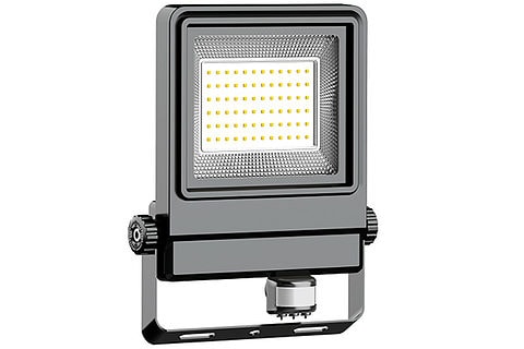LED Flood Light med bevegelsessensor