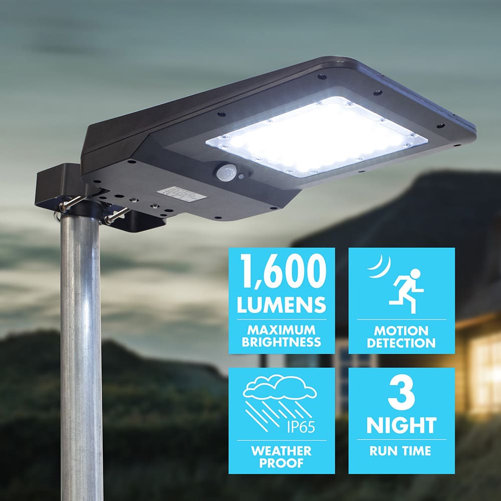 Bot Lighting Shot Yuma 15N Solar Led Street Floodlight 15W 1600