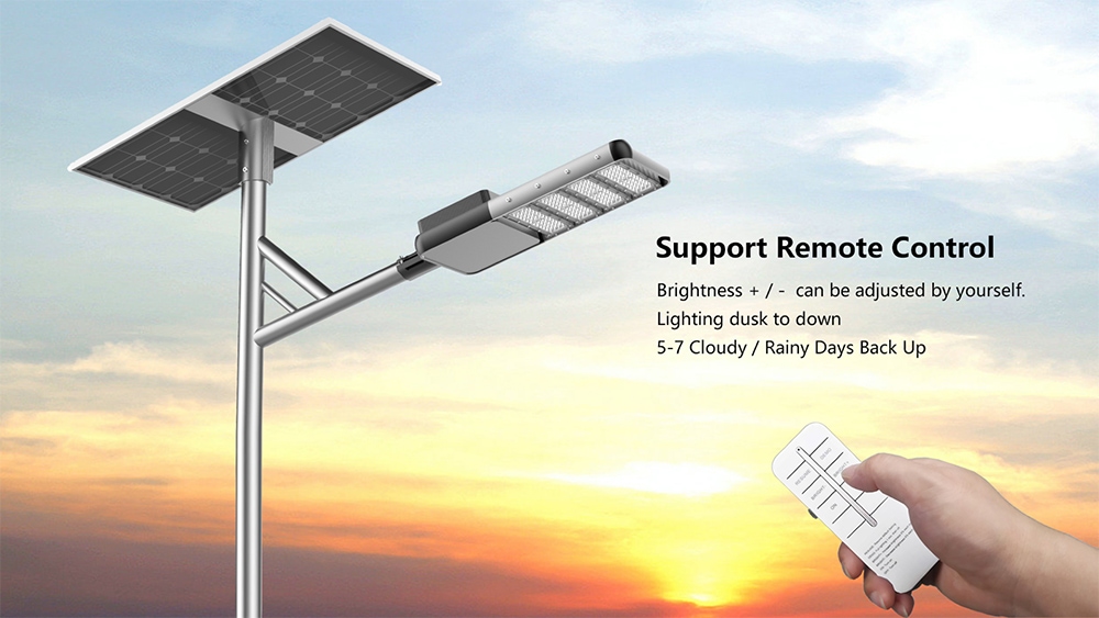 100w solar on sale street light