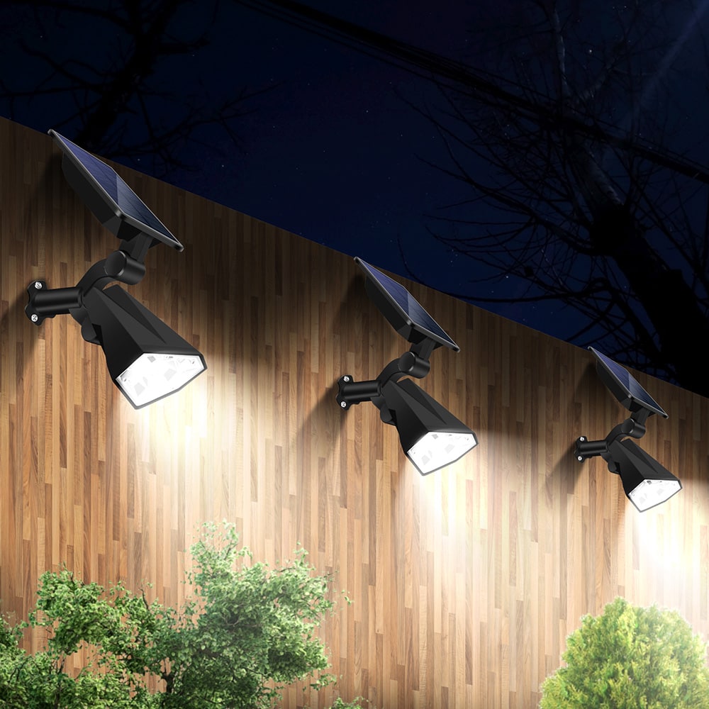 wall mounted solar spot lights