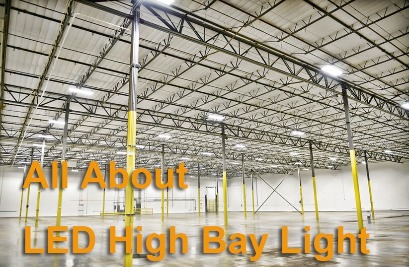 LED Light Powered by Battery Backup High Bay