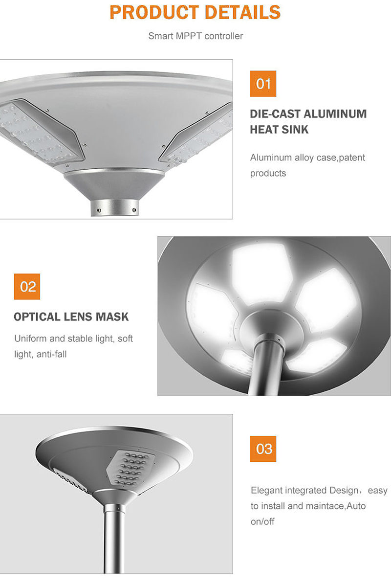 solar garden light features