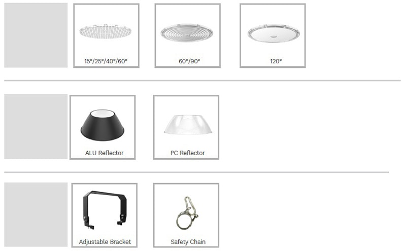 accessories of led high bay light