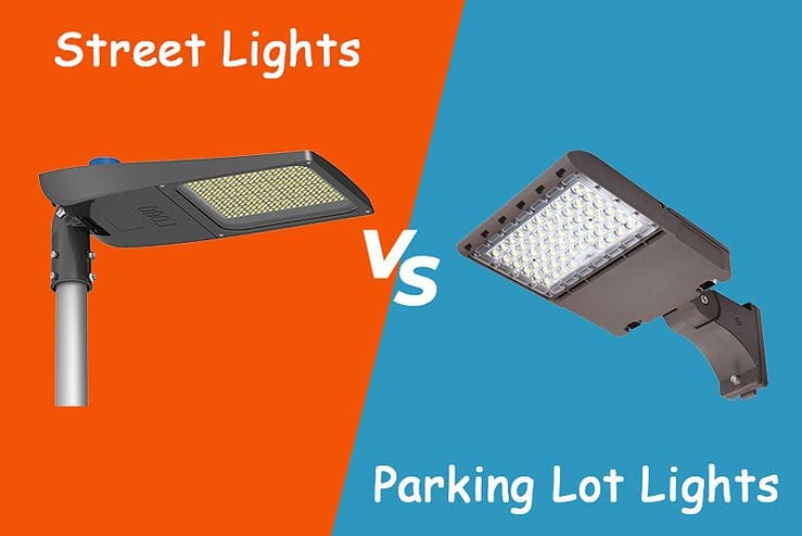 LED Street lights and parking lot lights