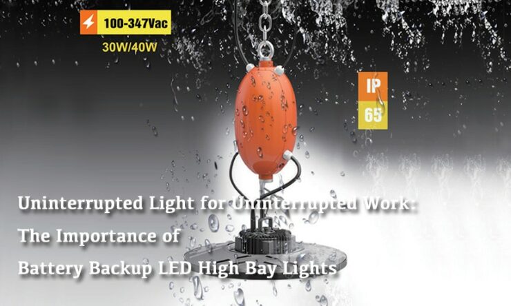 Battery Backup LED High Bay Lights