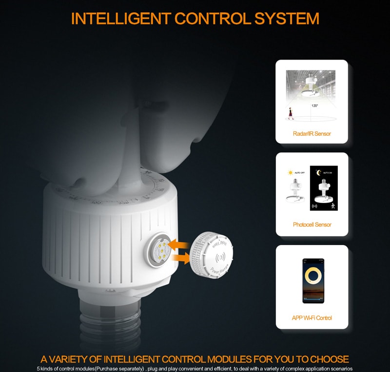 intelligent sensor E40 LED Bulb