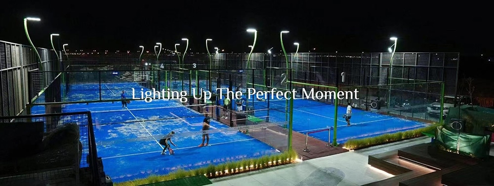 Padel court lighting project