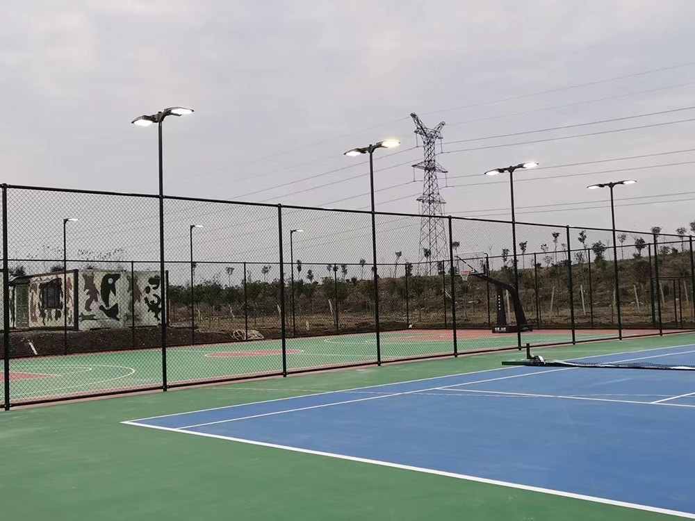 tennis court lighting project